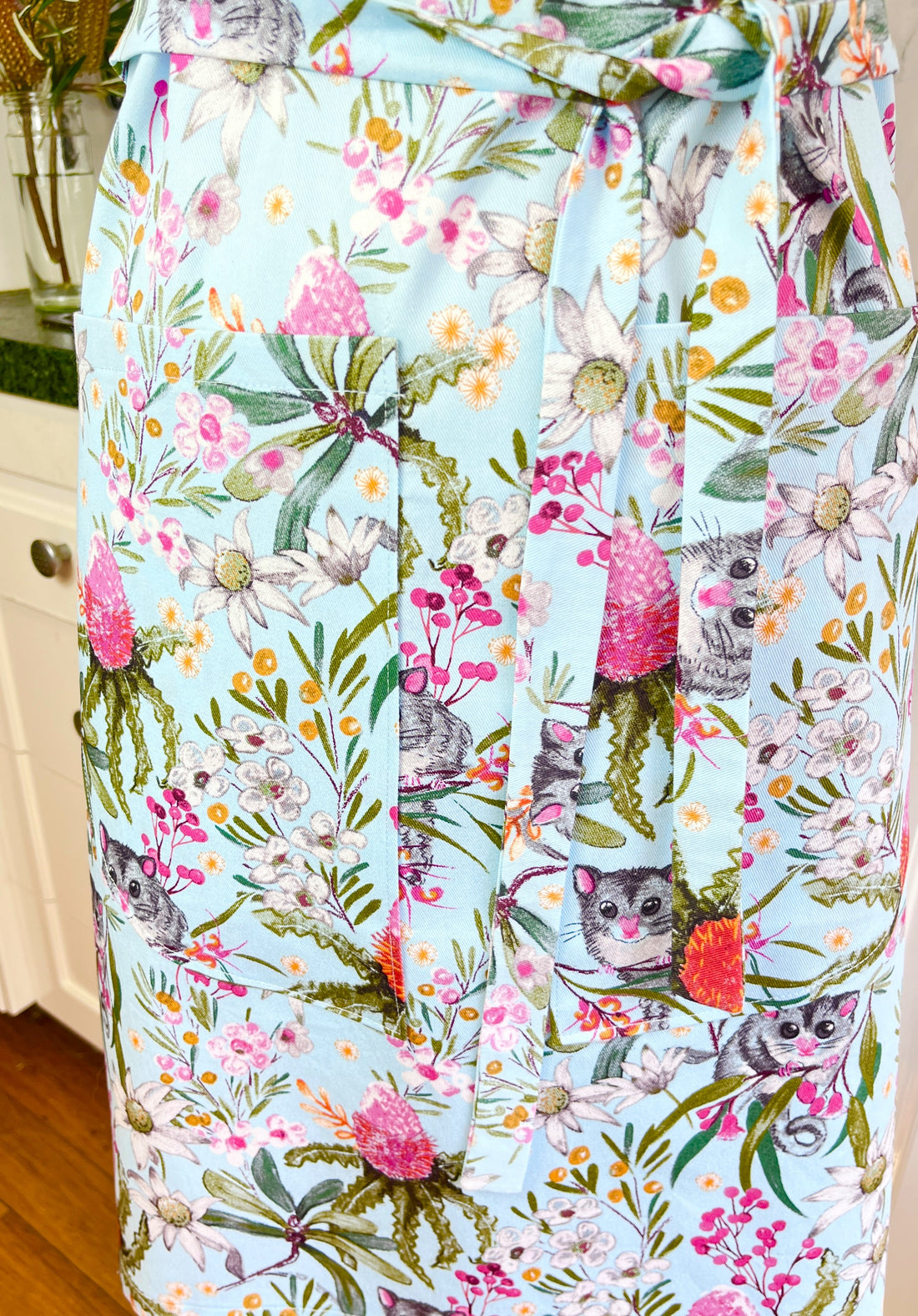 Prettiest Pygmy Possum and Australian Floral Apron