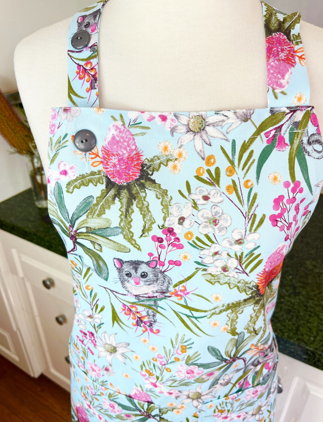 Prettiest Pygmy Possum and Australian Floral Apron