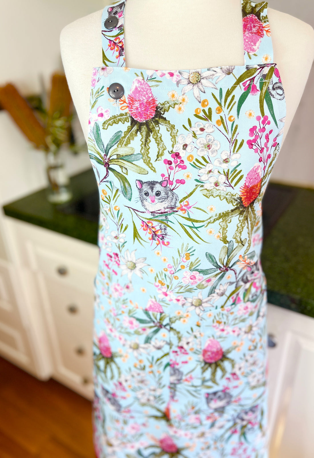 Prettiest Pygmy Possum and Australian Floral Apron