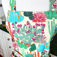 A Gorgeous Succulent Print Apron - the Perfect Fit for Your Favourite Teen or Petite Adult