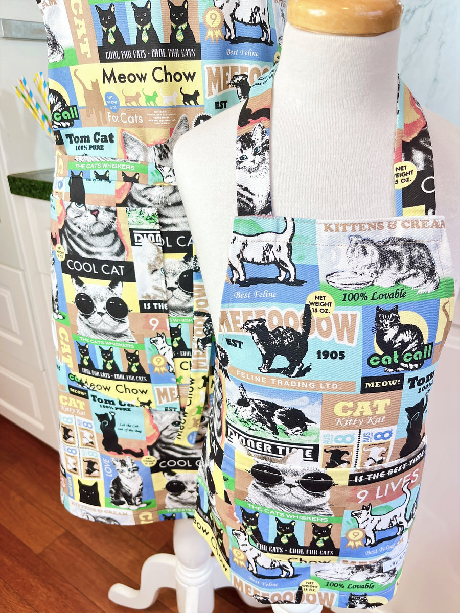 Fun and Fabulous Feline Apron for Your Favourite Toddler