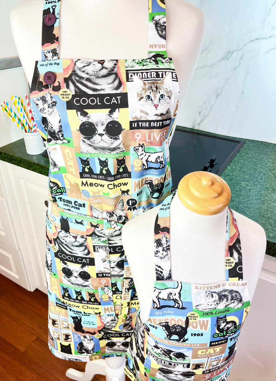 Fun and Fabulous Feline Apron for Your Favourite Toddler