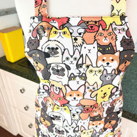 Cats and Dogs Are All Over this Fun Adults' Apron