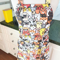 Cats and Dogs Are All Over this Fun Adults' Apron