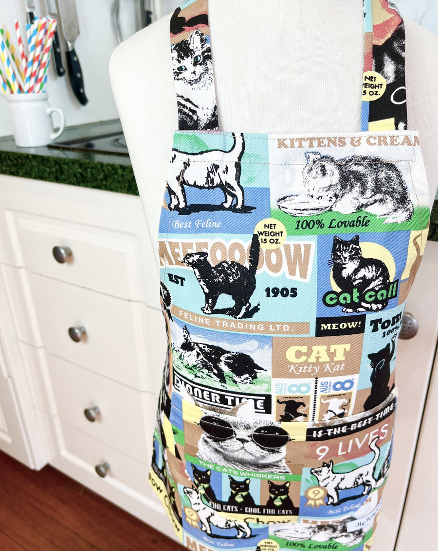 Fun and Fabulous Feline Apron for Your Favourite Toddler