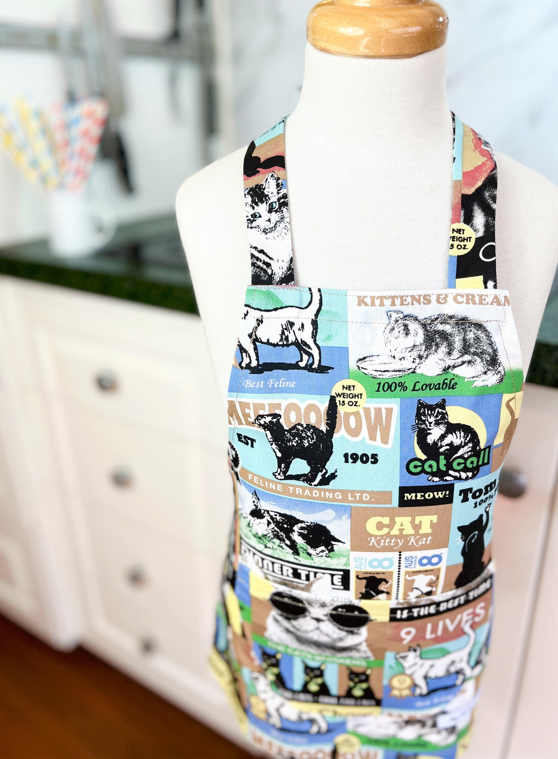 Fun and Fabulous Feline Apron for Your Favourite Toddler