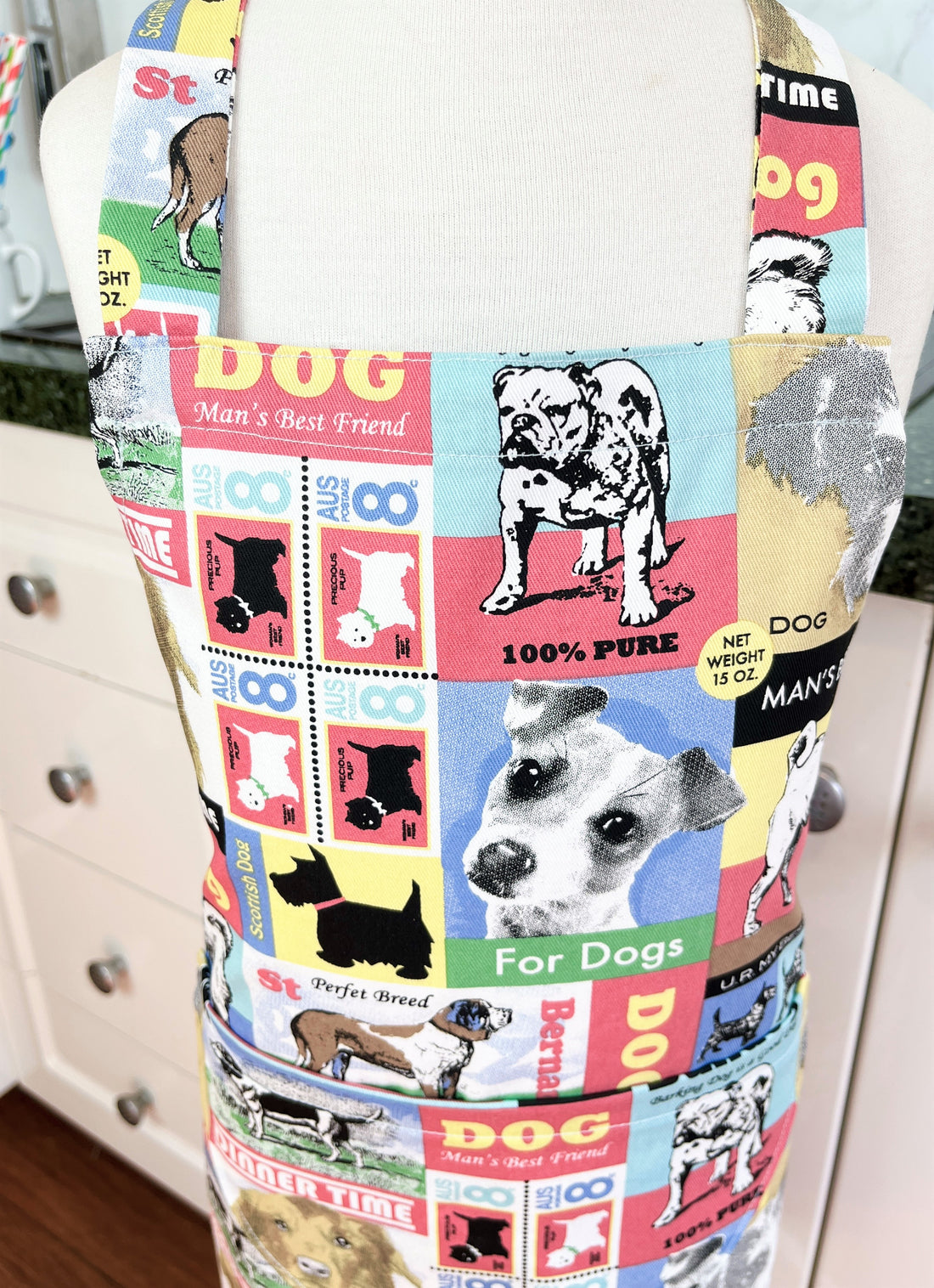 Cute Dog Patterned Apron for your Favourite Kiddo