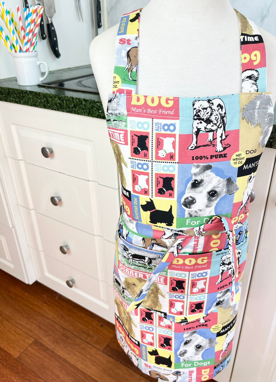 Cute Dog Patterned Apron for your Favourite Kiddo