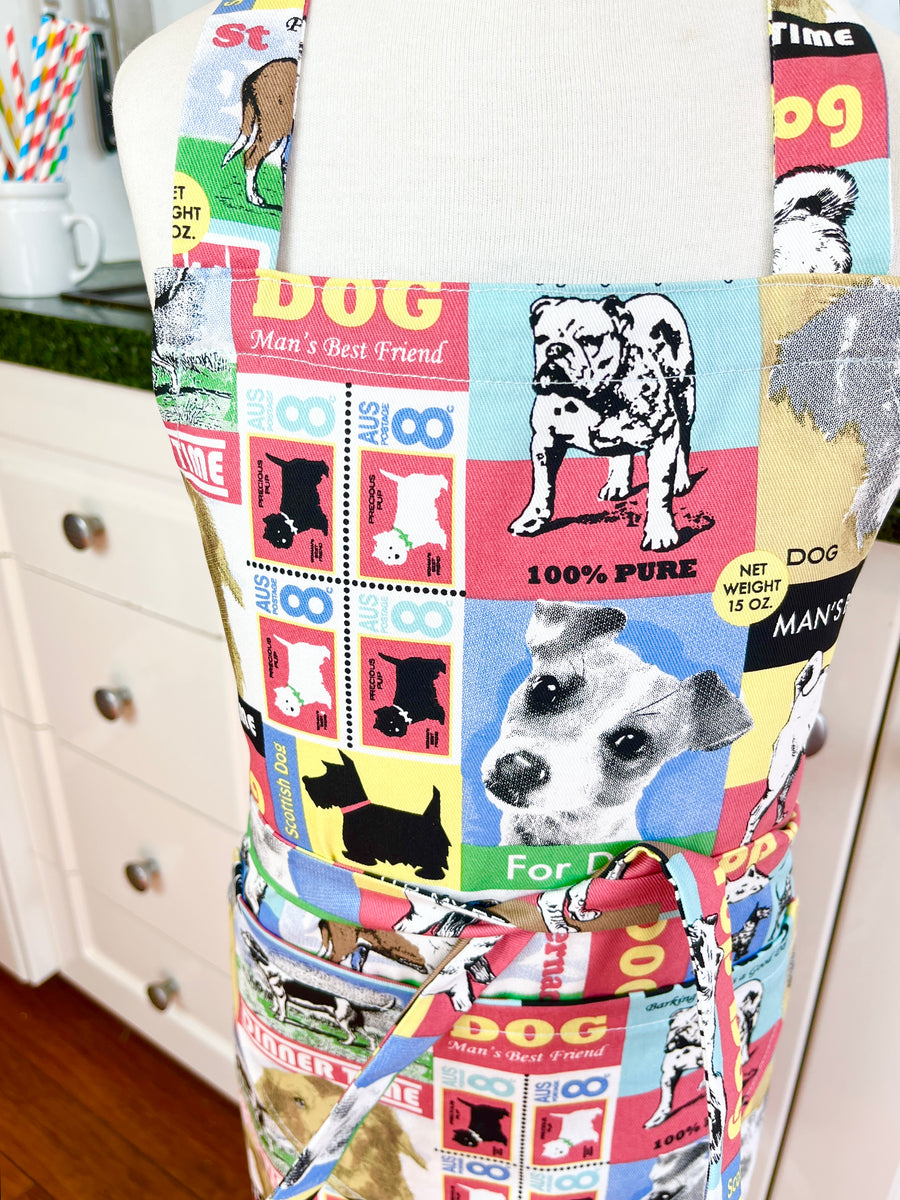 Cute Dog Patterned Apron for your Favourite Kiddo