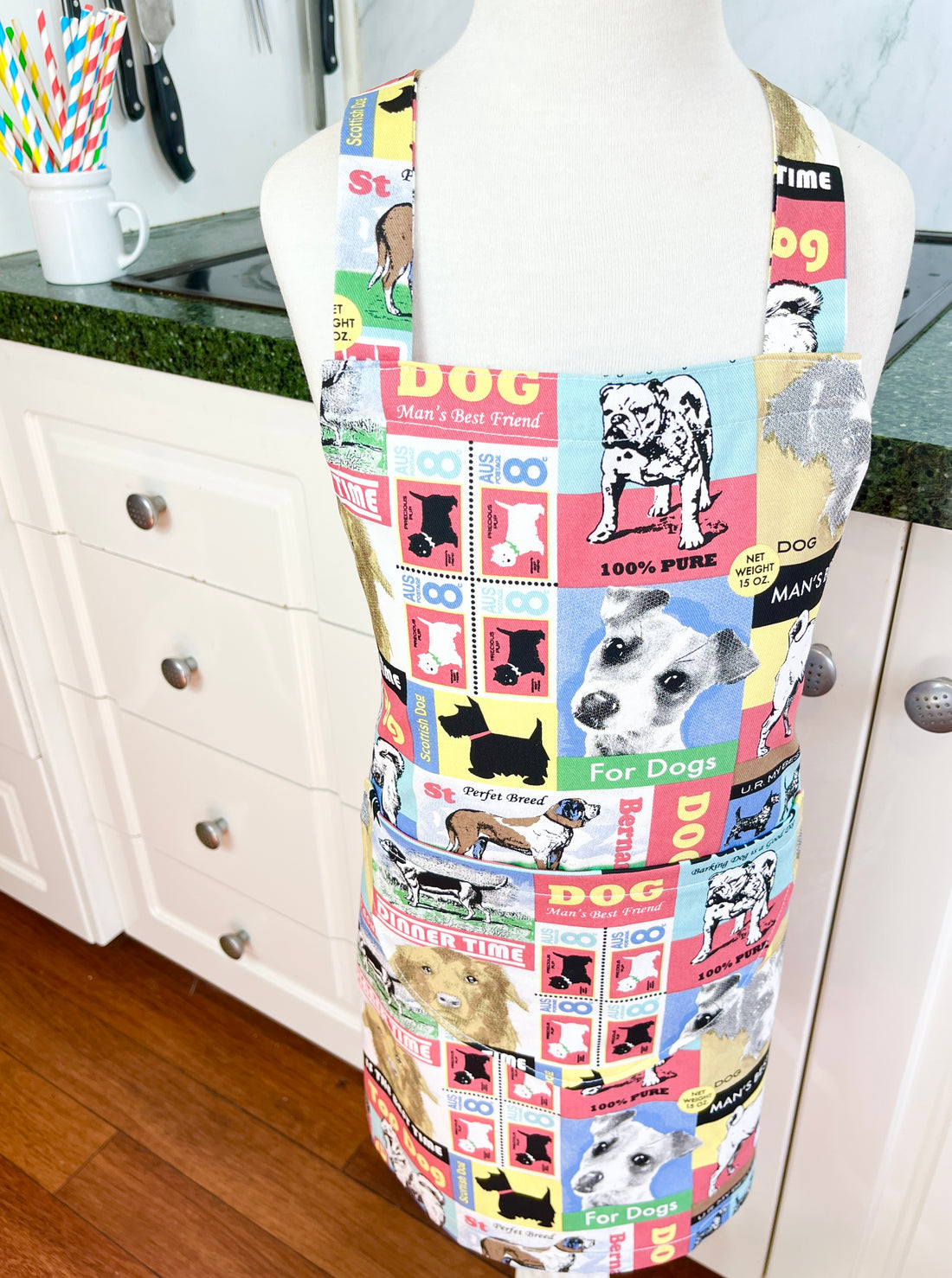 Cute Dog Patterned Apron for your Favourite Kiddo