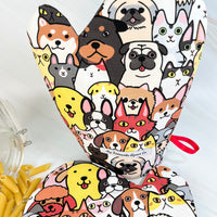 Cats and Dogs All Over these Amazing Oven Mitts