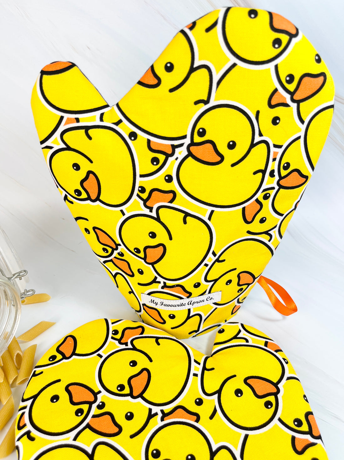 The Most Fun Duck Oven Mitt Set You'll Find