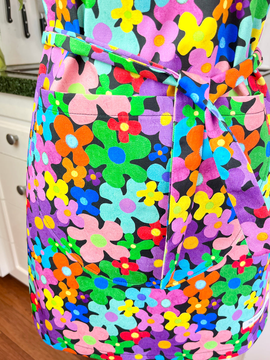 This Bold Floral Apron is Perfect for Your Favourite Petite Adult or Teen Cook