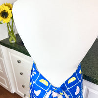 Butterflies, Flowers and Lemons Make a Stunning Apron