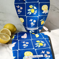 Butterflies, Flowers and Lemons Make a Stunning Apron