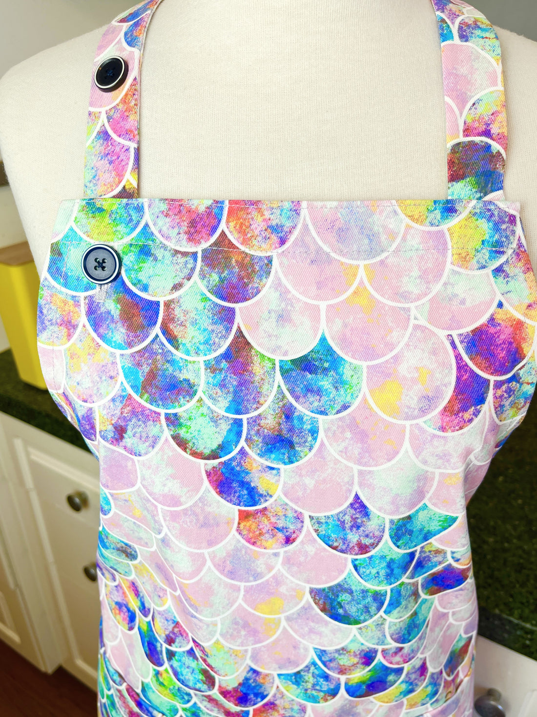 The Perfect Pastel Apron for Any Mermaid Loving Foodie