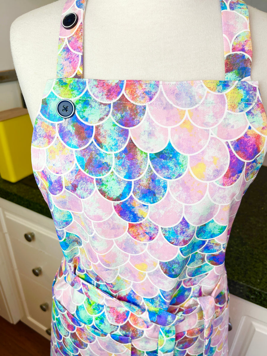 The Perfect Pastel Apron for Any Mermaid Loving Foodie