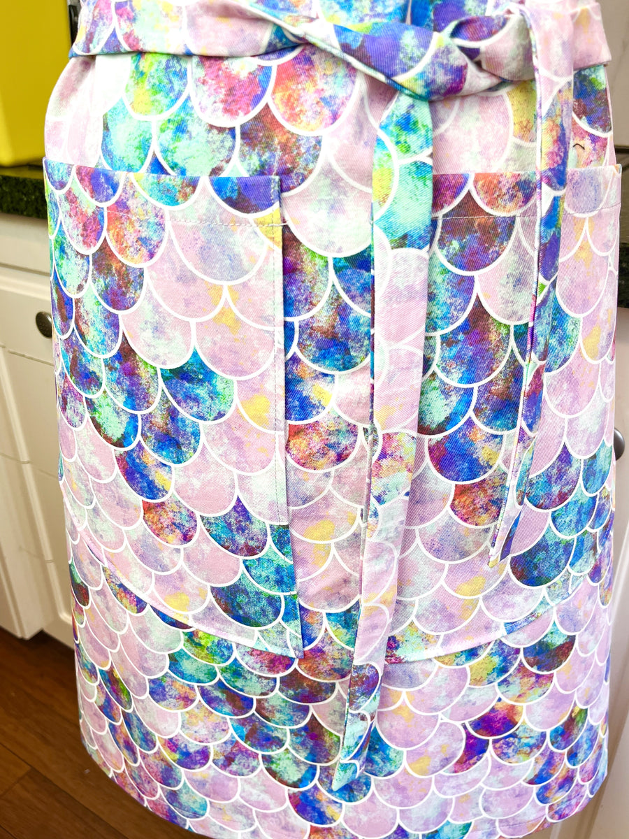 The Perfect Pastel Apron for Any Mermaid Loving Foodie