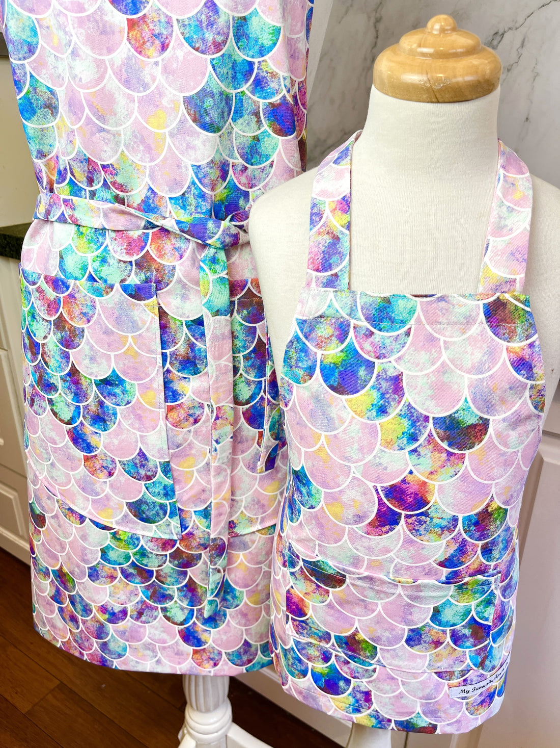 The Sweetest Toddler Sized Mermaid Apron You'll Find