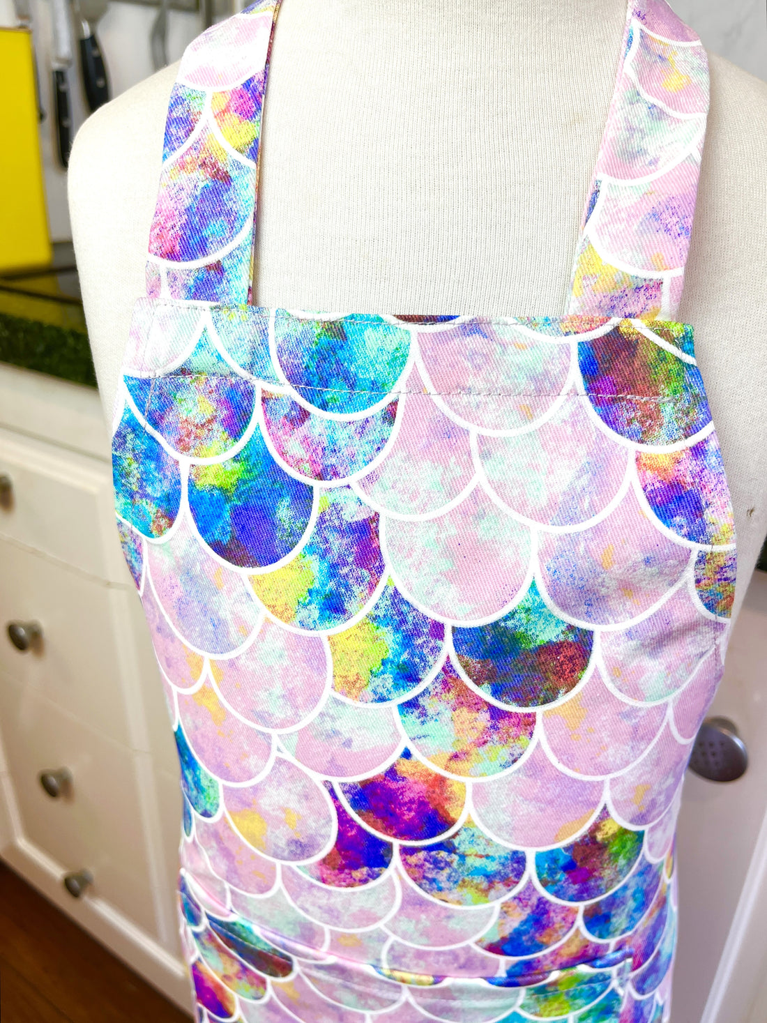 The Sweetest Toddler Sized Mermaid Apron You'll Find