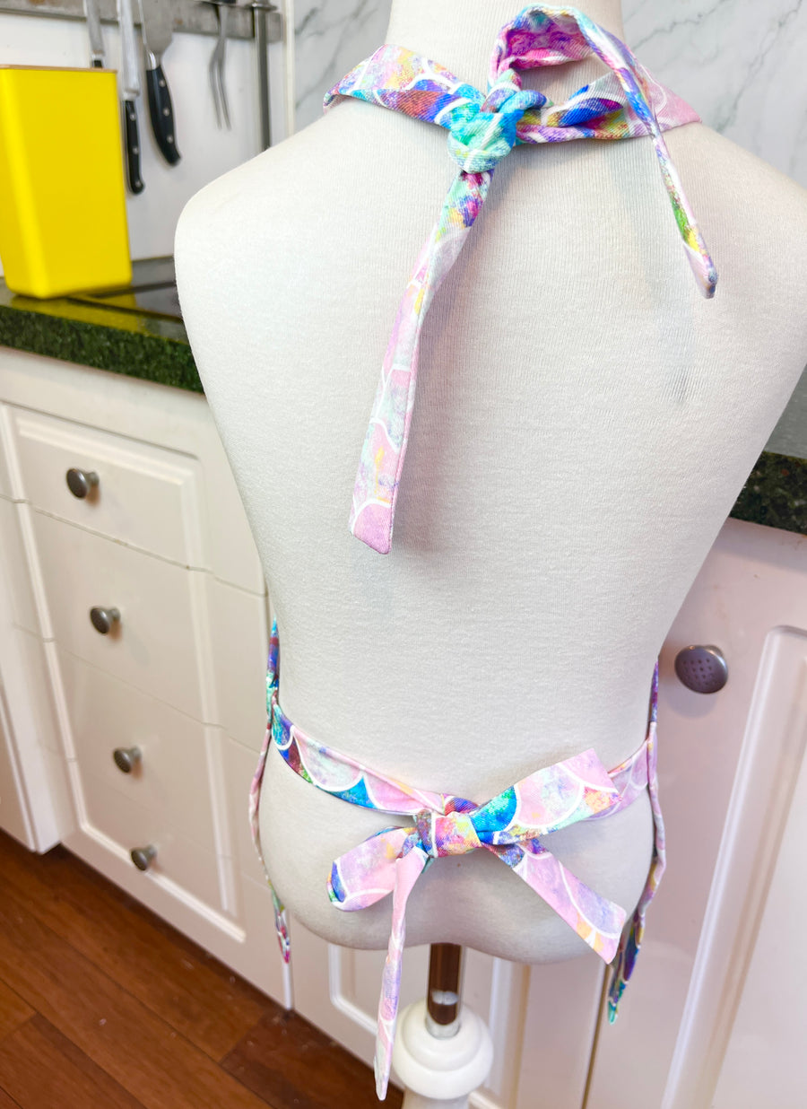 The Sweetest Toddler Sized Mermaid Apron You'll Find