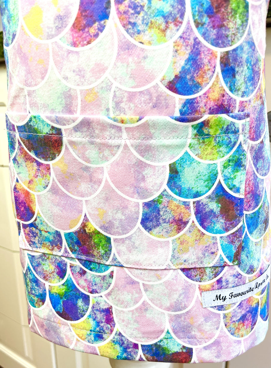 The Sweetest Toddler Sized Mermaid Apron You'll Find