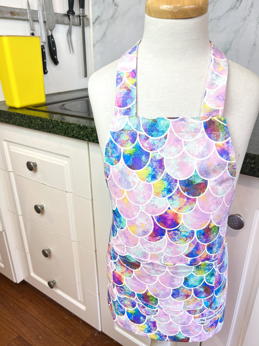 The Sweetest Toddler Sized Mermaid Apron You'll Find