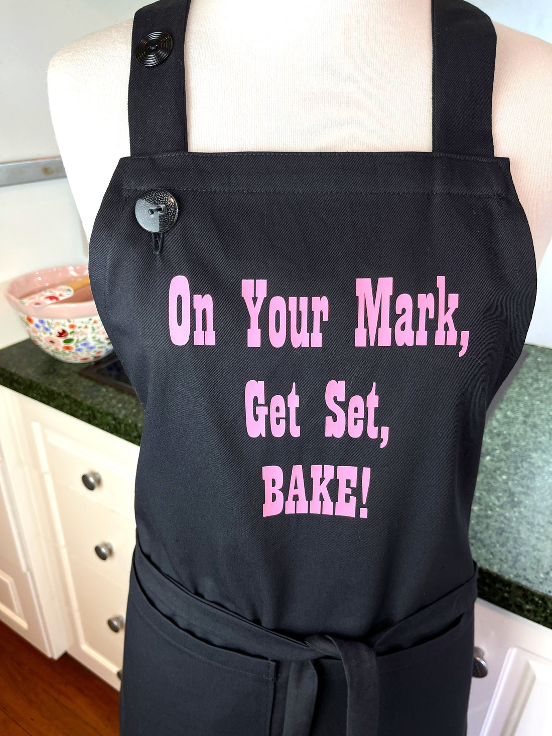 On Your Mark, Get Set, BAKE Apron