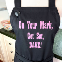 On Your Mark, Get Set, BAKE Apron