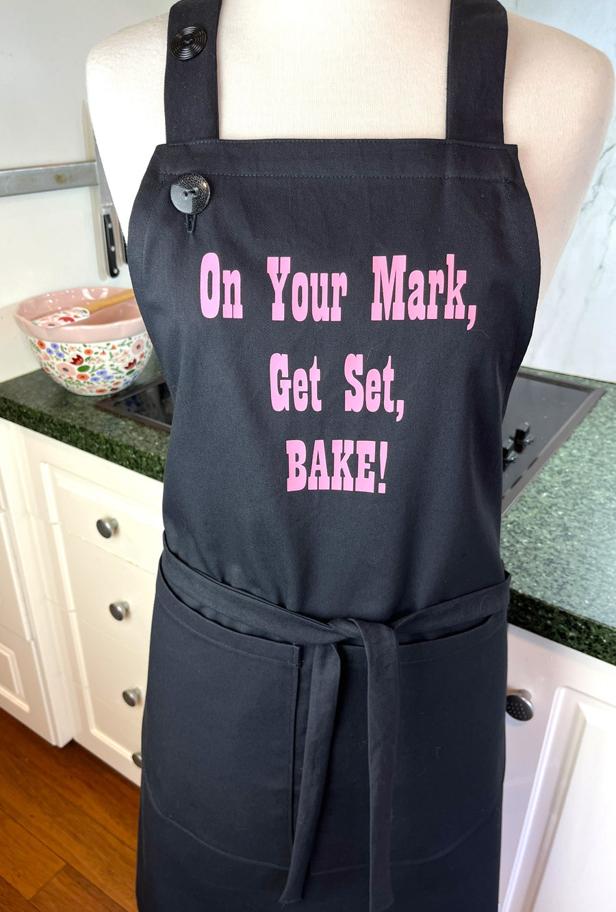 On Your Mark, Get Set, BAKE Apron