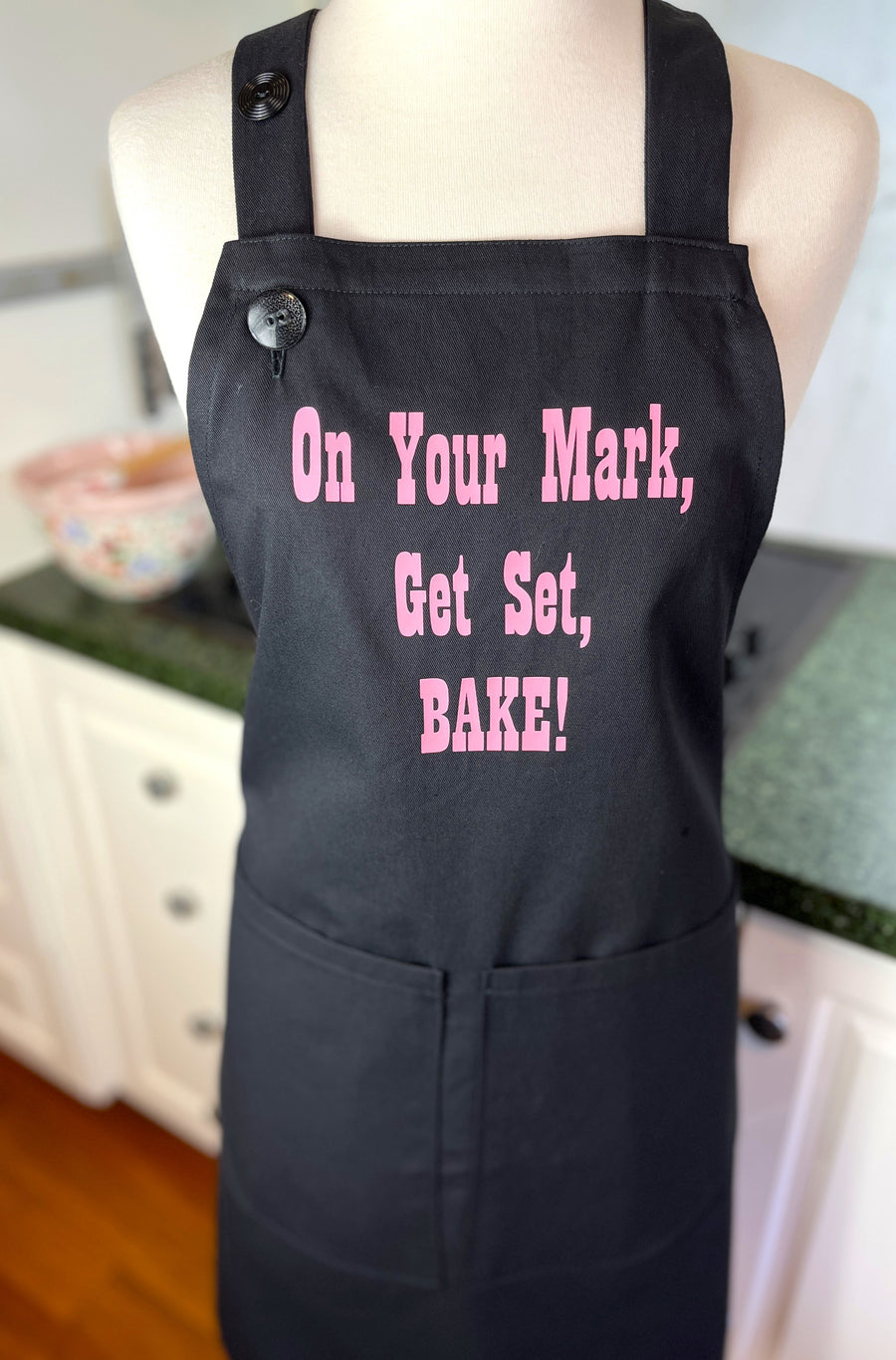 On Your Mark, Get Set, BAKE Apron