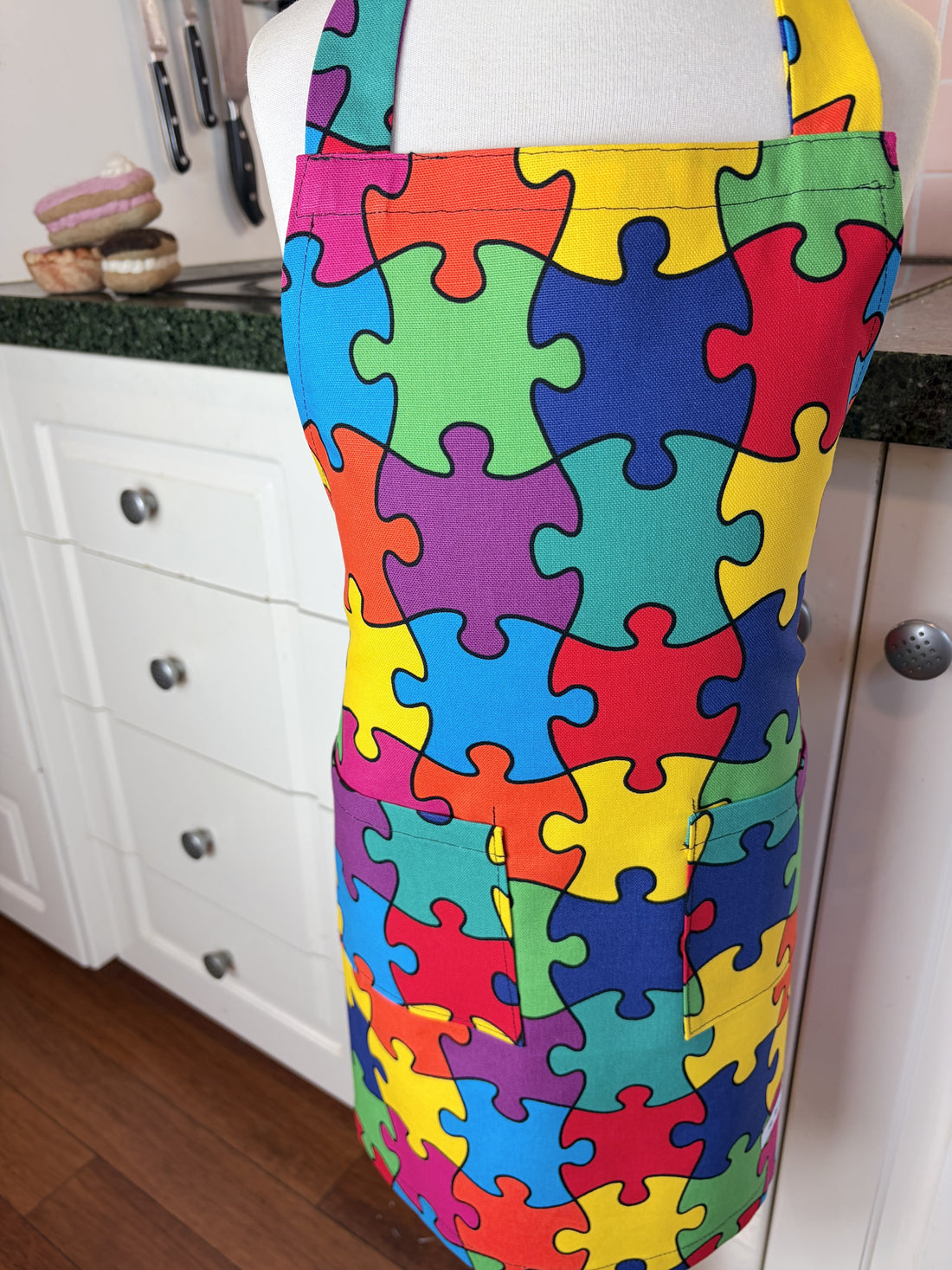 Put the Pieces Together for Your School Aged Child with this Puzzle-Lovers Apron