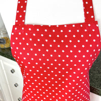 Riotous Red Apron - Perfect for any Teen or Petite Adult