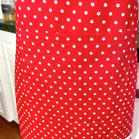 Riotous Red Apron - Perfect for any Teen or Petite Adult