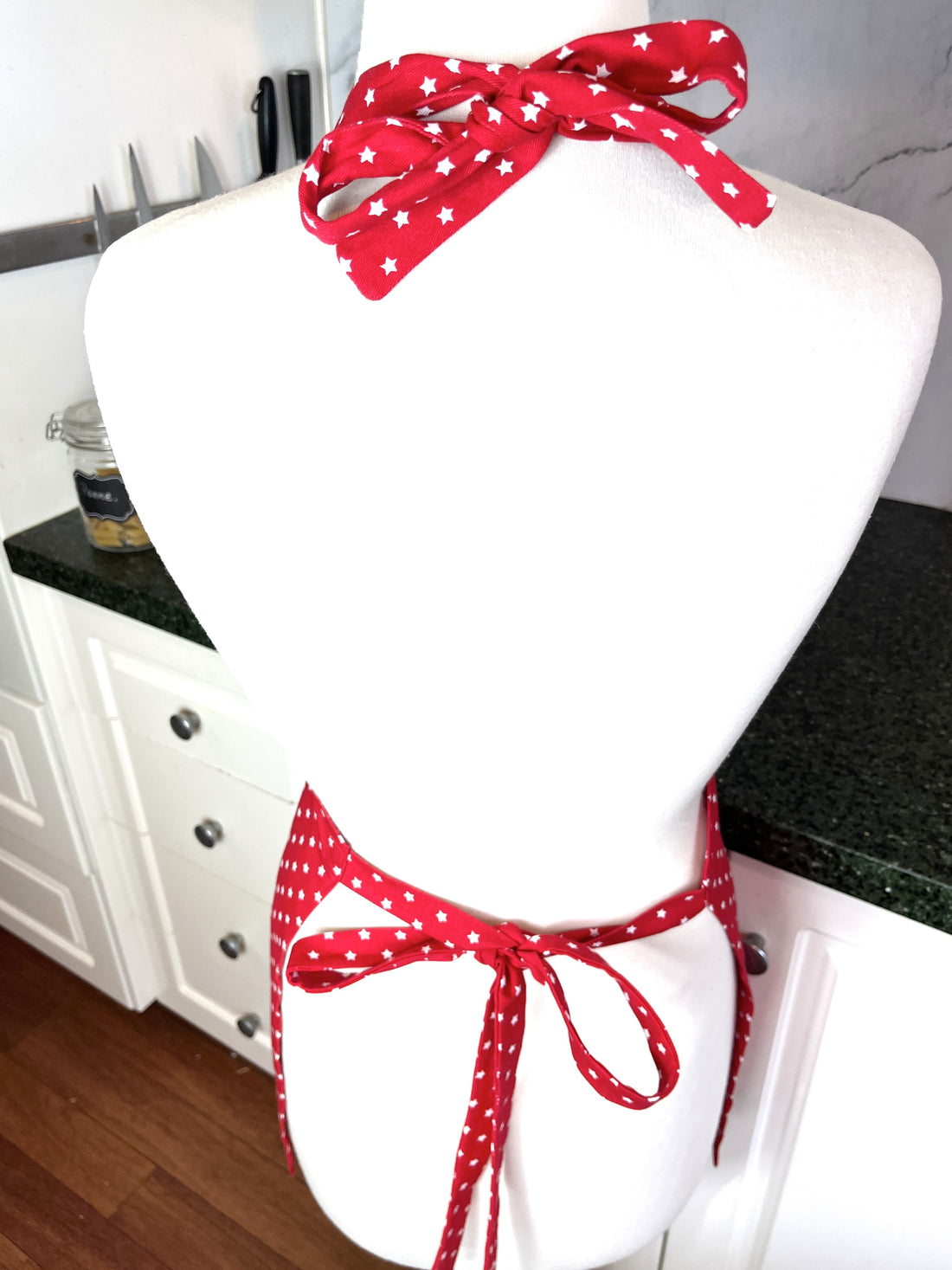 Riotous Red Apron - Perfect for any Teen or Petite Adult