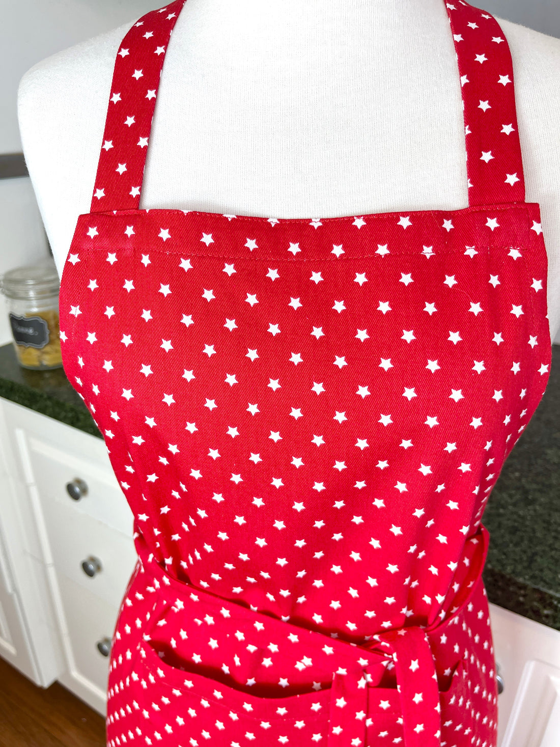 Riotous Red Apron - Perfect for any Teen or Petite Adult