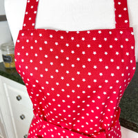 Riotous Red Apron - Perfect for any Teen or Petite Adult