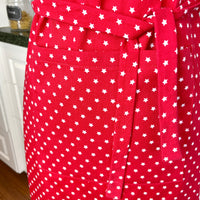 Riotous Red Apron - Perfect for any Teen or Petite Adult