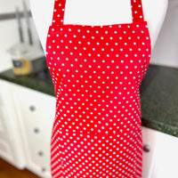 Riotous Red Apron - Perfect for any Teen or Petite Adult