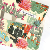 Succulent Cutlery Roll - Perfect for Camping, Shopping, Travelling