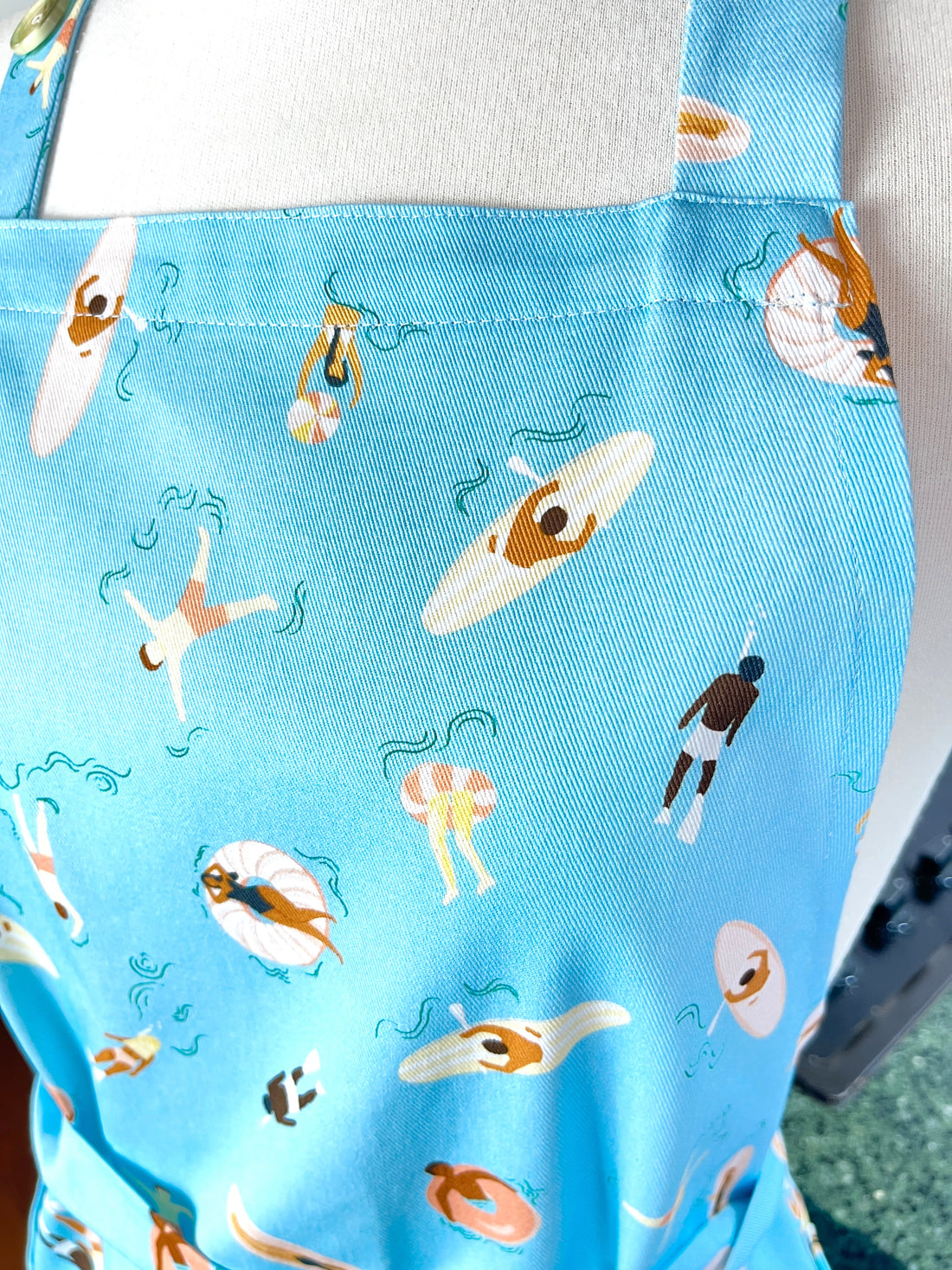 Take a Dip with this Beautiful Ocean Themed Apron