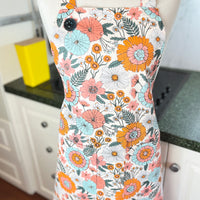 Sensational Retro Summer Floral Apron