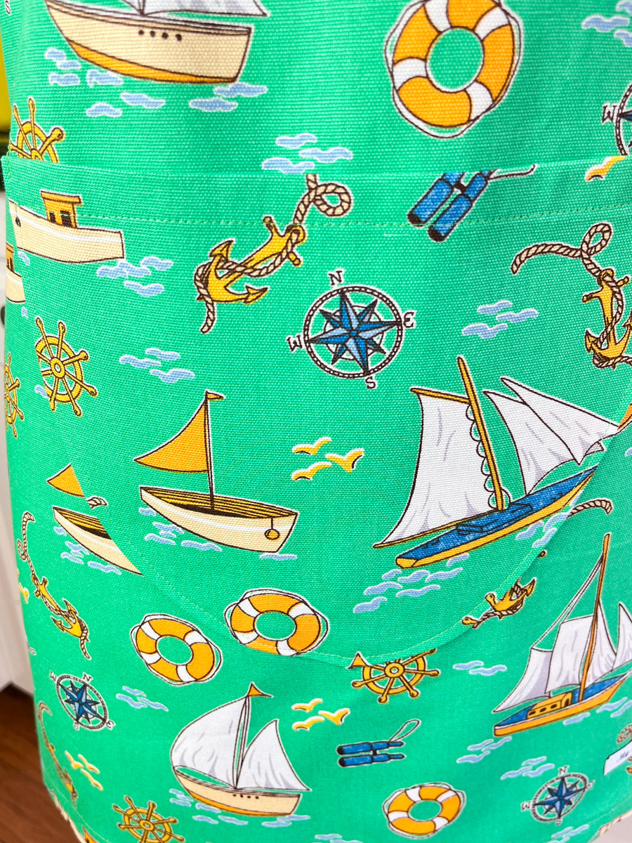 Beautiful Boaty Apron for a Petite Adult or Teenager