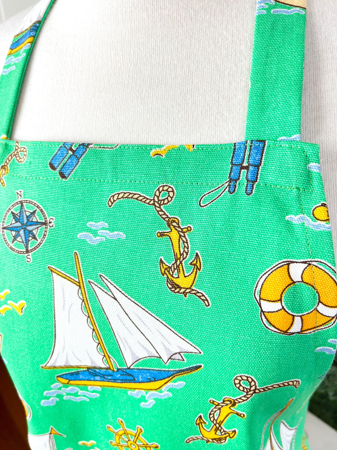 Beautiful Boaty Apron for a Petite Adult or Teenager