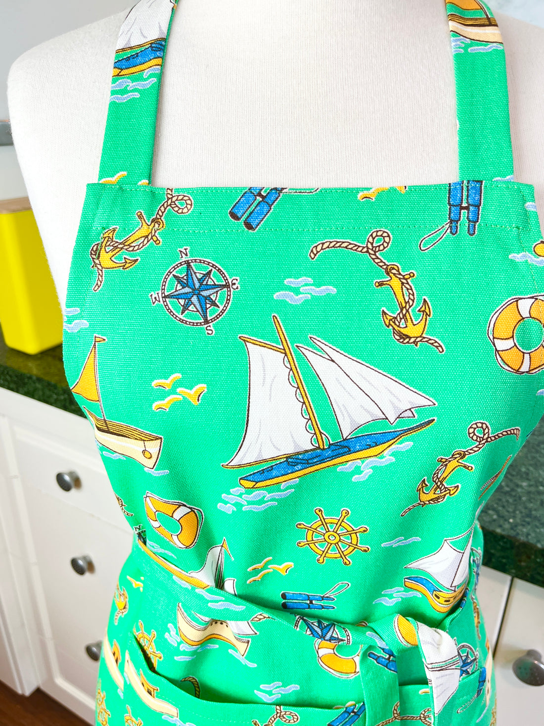 Beautiful Boaty Apron for a Petite Adult or Teenager