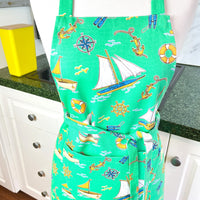 Beautiful Boaty Apron for a Petite Adult or Teenager