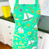 Beautiful Boaty Apron for a Petite Adult or Teenager