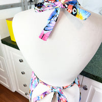 Beautiful Butterfly Patterned Teen or Petite Adult Sized Apron