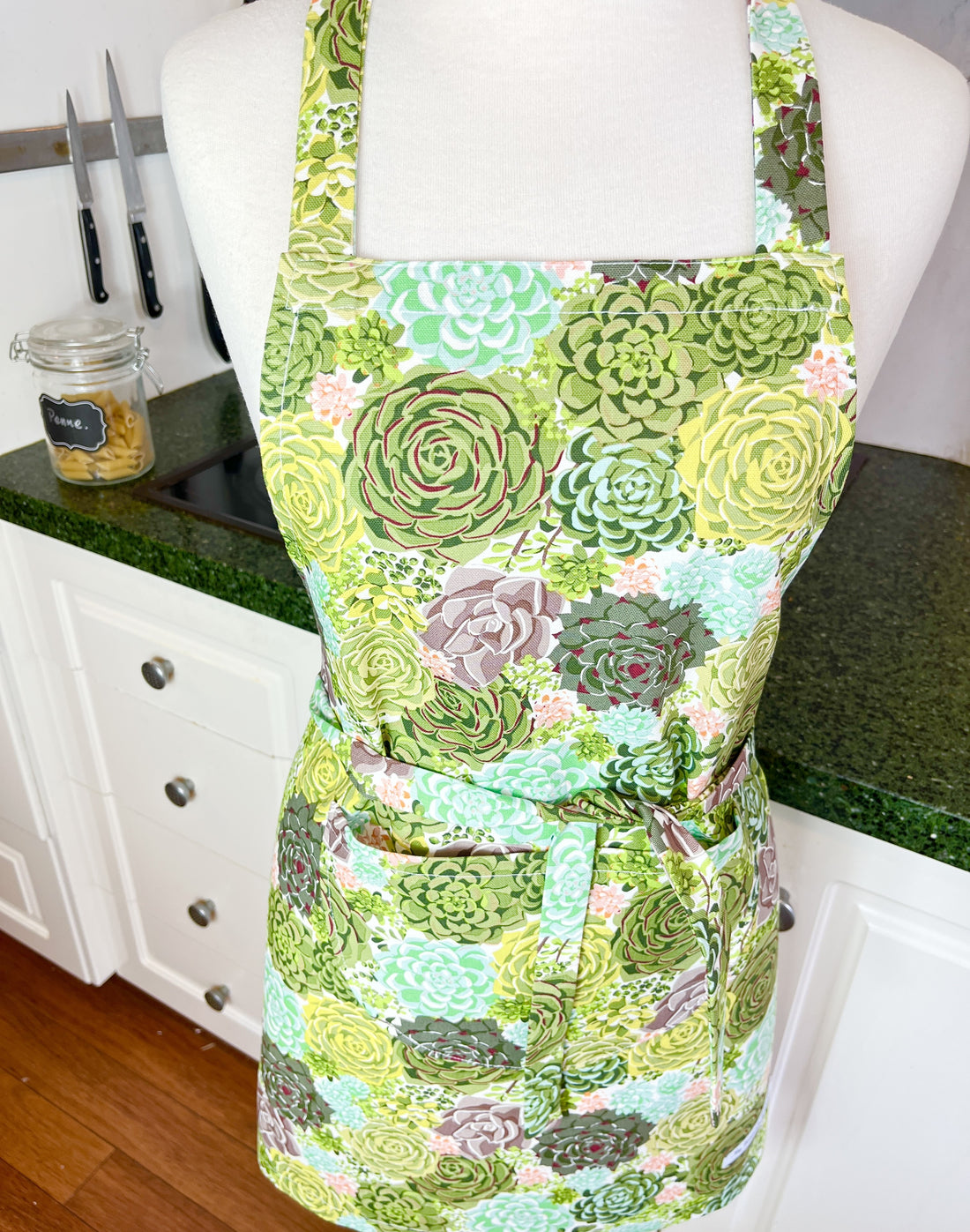 Cute Cactus Patterned Apron - Ideal for Any Petite Adult or Teenager