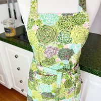 Cute Cactus Patterned Apron - Ideal for Any Petite Adult or Teenager